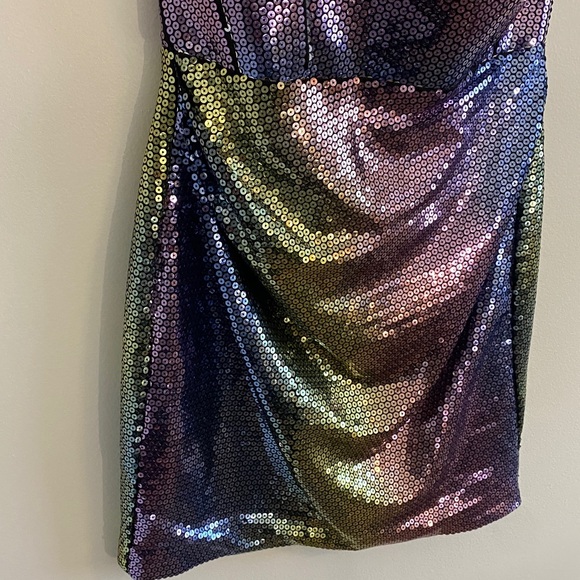 NWT The New Arrivals by Ilkyaz Ozel Jade Sleeveless Sequin Mini Dress Size 6-8 - Picture 8 of 10